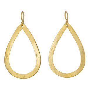 Jane Diaz Gold Teardrop Earrings